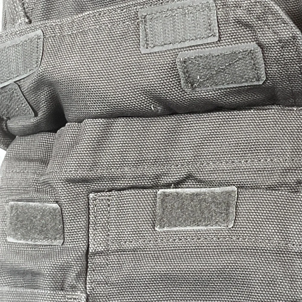 Duluth Trading Heavy Canvas Cargo Pants Mens 46x30 Gray Relaxed Fit Work -- 2